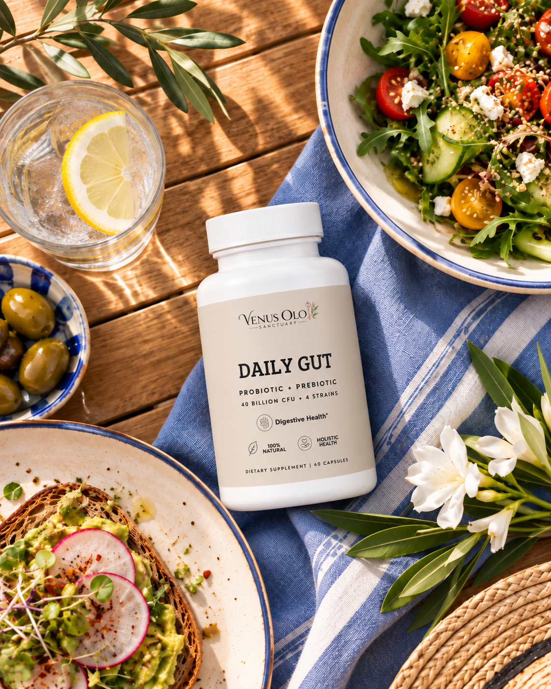 Daily Gut • Probiotic 40 Billion with Prebiotics