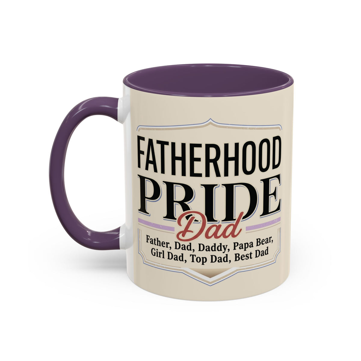 Fatherhood Pride Dad Coffee Mug – Best Dad, Papa Bear Gift (11/15oz)