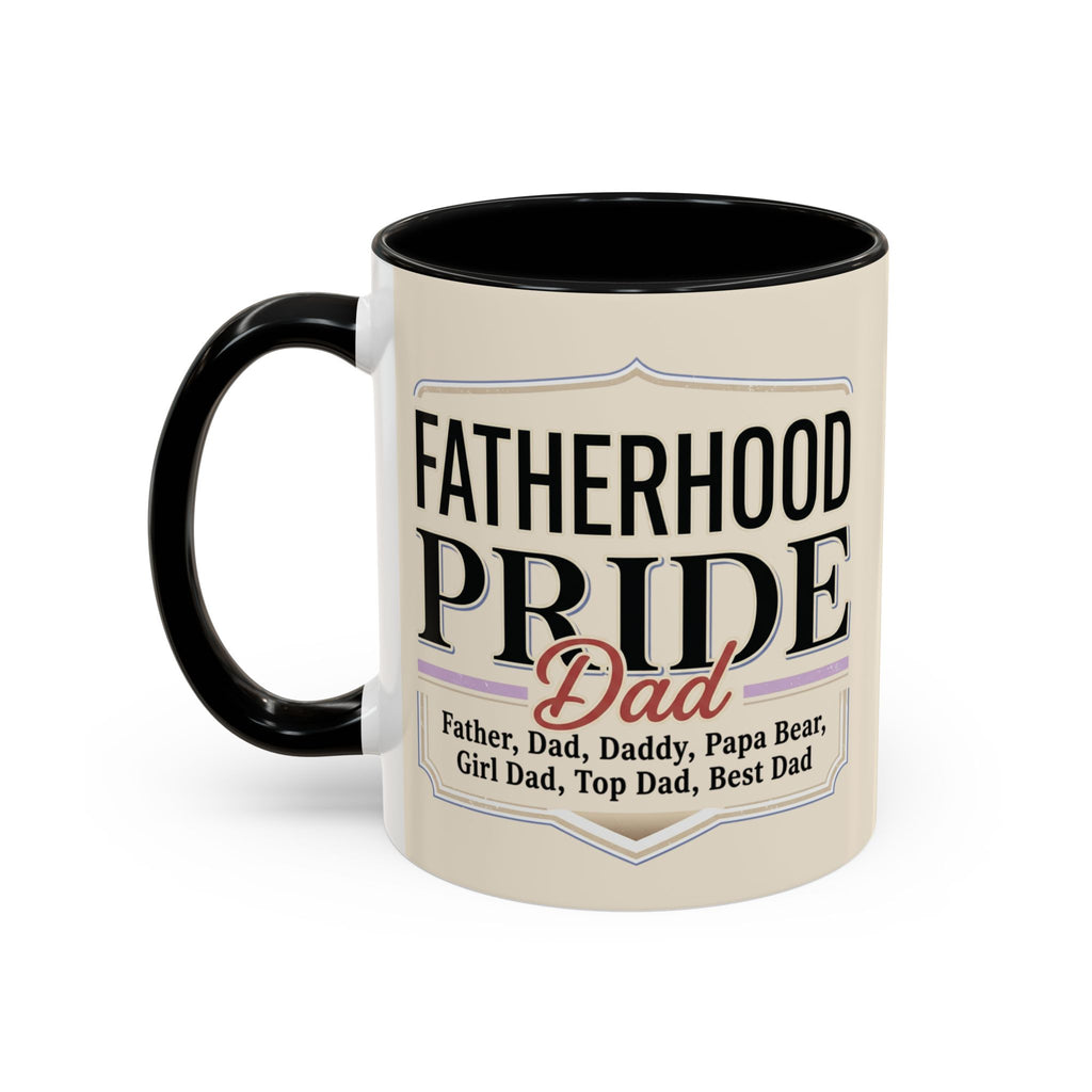 Fatherhood Pride Dad Coffee Mug – Best Dad, Papa Bear Gift (11/15oz)