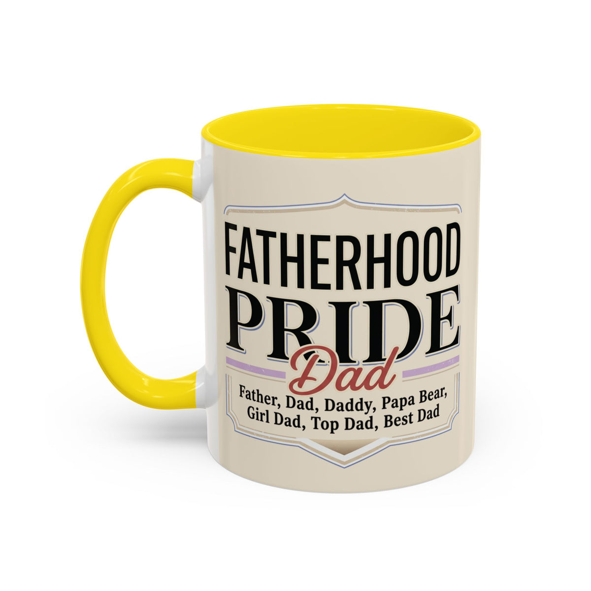 Fatherhood Pride Dad Coffee Mug – Best Dad, Papa Bear Gift (11/15oz)
