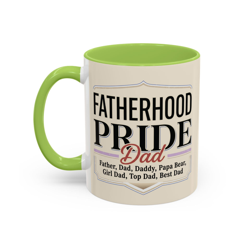 Fatherhood Pride Dad Coffee Mug – Best Dad, Papa Bear Gift (11/15oz)