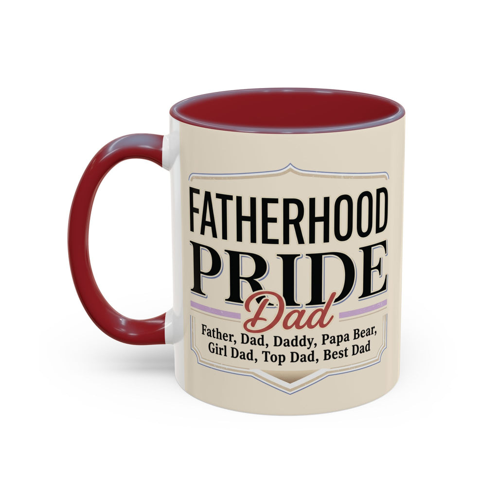 Fatherhood Pride Dad Coffee Mug – Best Dad, Papa Bear Gift (11/15oz)