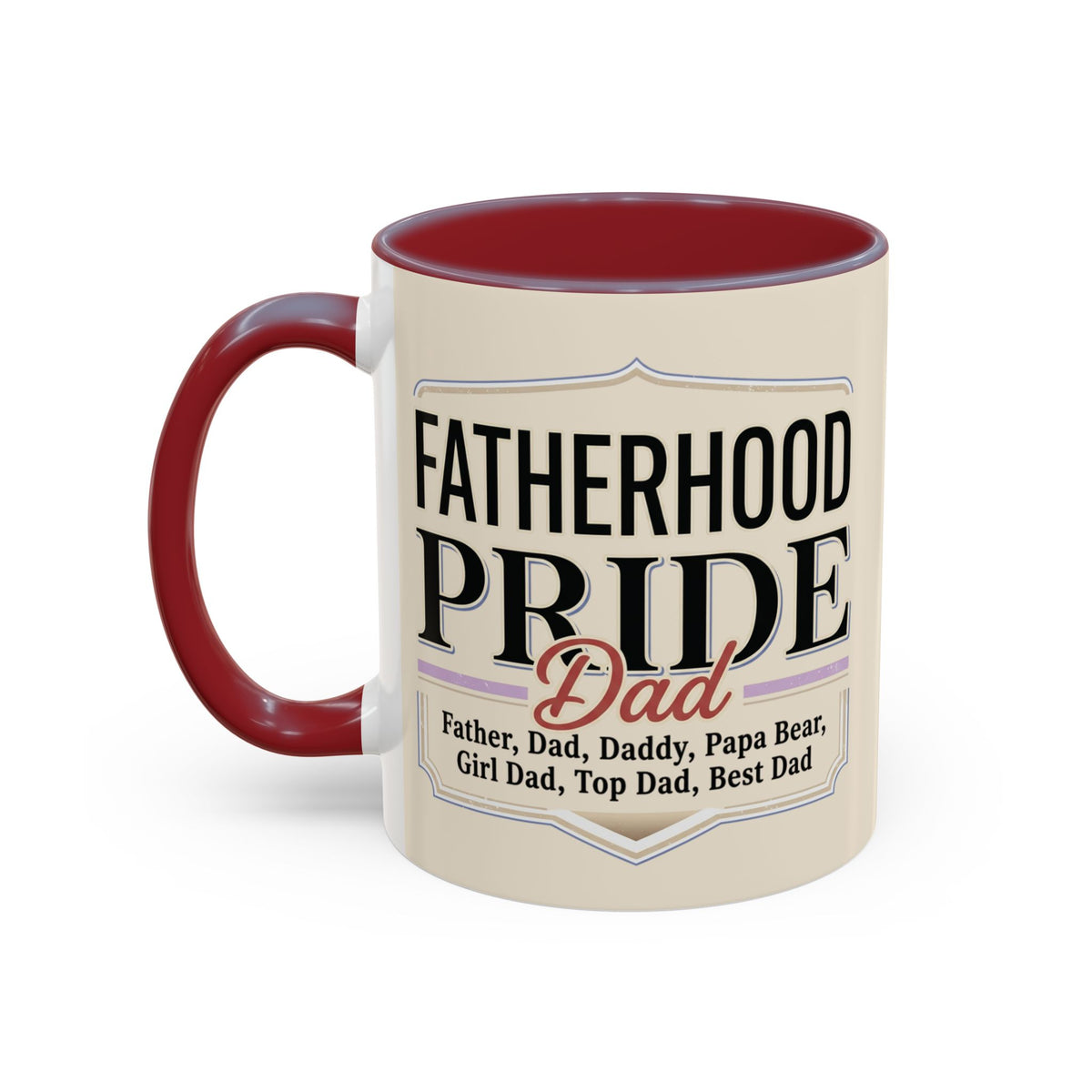Fatherhood Pride Dad Coffee Mug – Best Dad, Papa Bear Gift (11/15oz)