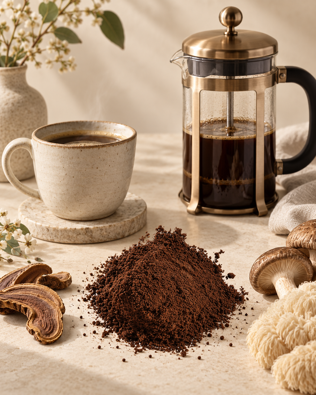 Focus Mushroom Coffee • Lion's Mane & Chaga • Medium Roast