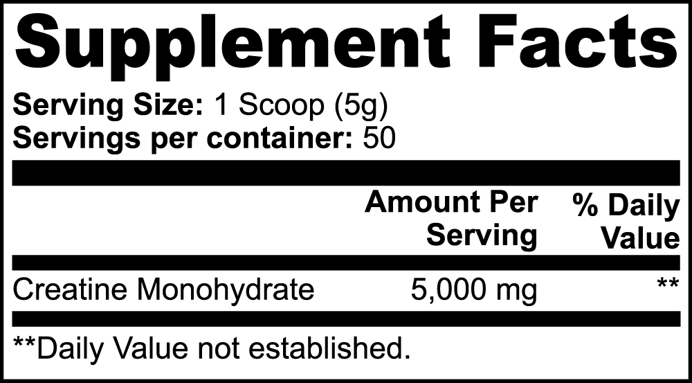 Creatine Monohydrate • Strength, Recovery & Healthy Aging Support