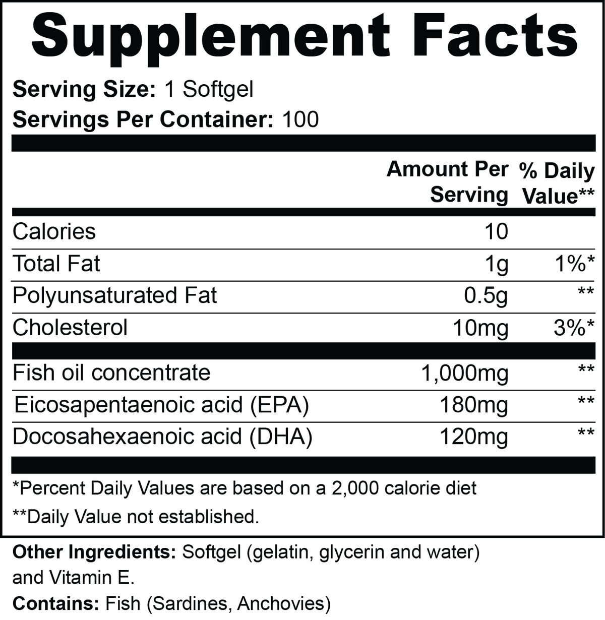 Sea Vitae — Omega-3